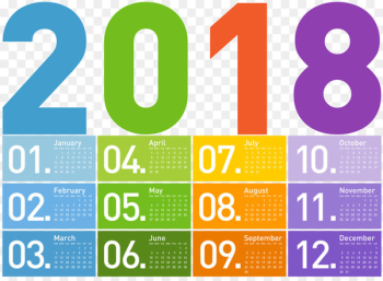 Calendar Stock photography Clip art - 2018 Transparent Calendar PNG Image 
