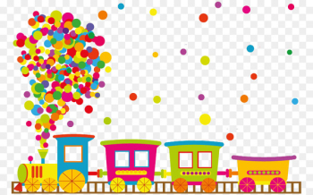 Calendar Stock photography Royalty-free Clip art - Cartoon train 
