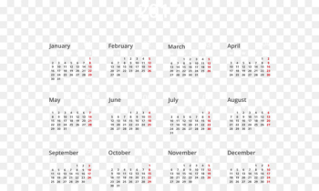 Calendar Time Stock photography English - 2017 European Calendar PNG Image 