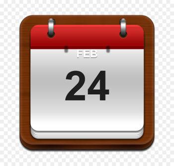 Calendaring software Application software Icon - Wood board calendar 
