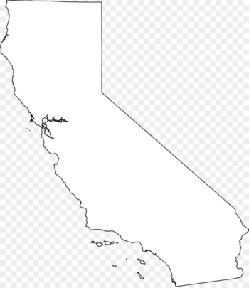 California Republic Blank map Clip art - California Outline California Republic Blank map Clip art - California Outline