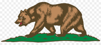 California Republic California grizzly bear Flag of California - bear 