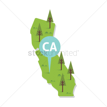 California state map California state map