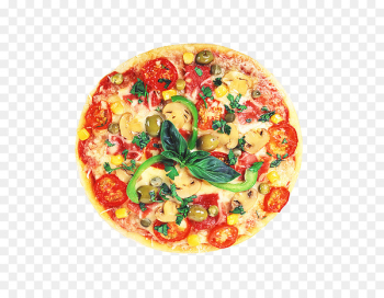 California-style pizza Fast food Hamburger Sicilian pizza - Pizza 