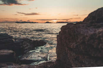 Calm Sea During Golden Hour Calm Sea During Golden Hour