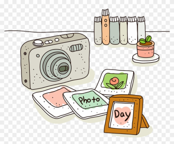 Camera Cartoon Illustration - Camera Cartoon Illustration Camera Cartoon Illustration - Camera Cartoon Illustration