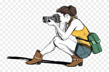 Camera, Female, Girl, Photographer - Photographer Clipart Camera, Female, Girl, Photographer - Photographer Clipart