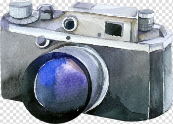 Camera grapher Watercolor painting, camera transparent background PNG clipart Camera grapher Watercolor painting, camera transparent background PNG clipart