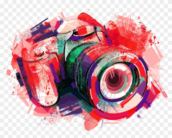 Camera Photography Watercolor Painting - Watercolor Camera Camera Photography Watercolor Painting - Watercolor Camera