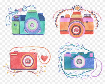 Camera Watercolor Painting Photography Drawing - Logo Camara Fotografica Vintage Camera Watercolor Painting Photography Drawing - Logo Camara Fotografica Vintage