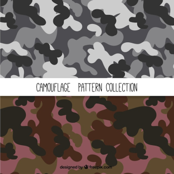 Camouflage pattern collection Camouflage pattern collection