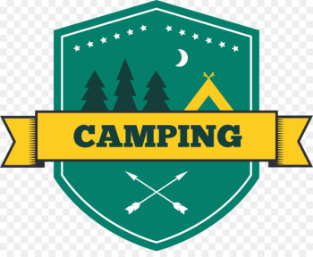 Camping Logo Illustration - Camping rock climbing label Camping Logo Illustration - Camping rock climbing label