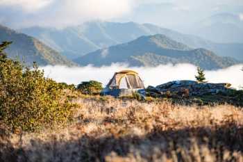 camping tent on top of mountain camping tent on top of mountain