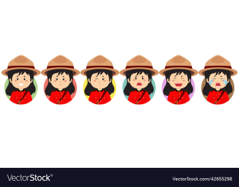 canadian avatar with various expression canadian avatar with various expression