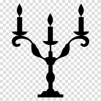 Candelabra Candle Hanukkah Menorah Halloween, candel transparent background PNG clipart