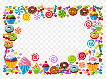 Candy Cane Bonbon Gummy Bear - Candy Border Candy Cane Bonbon Gummy Bear - Candy Border