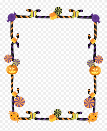 Candy Corn Candy Cane Borders And Frames Picture Frames - Candy Corn Candy Cane Borders And Frames Picture Frames