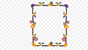 Candy corn Candy cane Borders and Frames Picture Frames Halloween - borders 