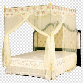 Canopy bed Bed frame Curtain Four-poster bed, bed transparent background PNG clipart Canopy bed Bed frame Curtain Four-poster bed, bed transparent background PNG clipart