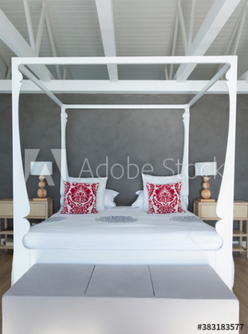 Canopy bed in luxury bedroom Canopy bed in luxury bedroom