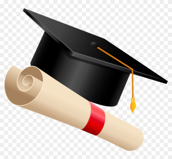 Cap Clipart Toga - Graduation Cap And Scroll