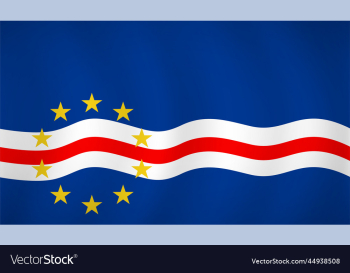 cape verde flag background