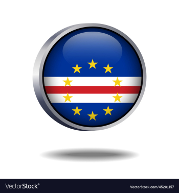 cape verde flag button cape verde flag button