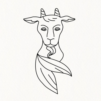 Capricorn animal horoscope doodle line | Free Vector Illustration - rawpixel Capricorn animal horoscope doodle line | Free Vector Illustration - rawpixel