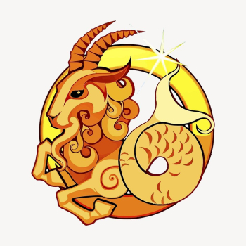 Capricorn symbol sticker, astrology sign | Free Vector - rawpixel Capricorn symbol sticker, astrology sign | Free Vector - rawpixel