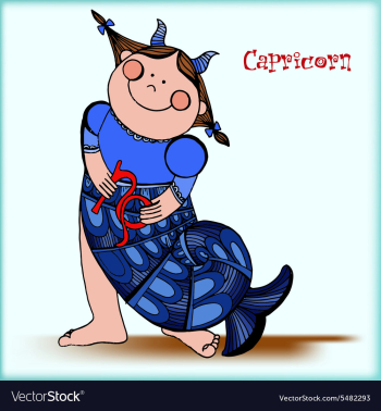 Capricorn vector image Capricorn vector image