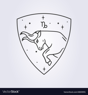 capricorn zodiac astrology horoscope line art