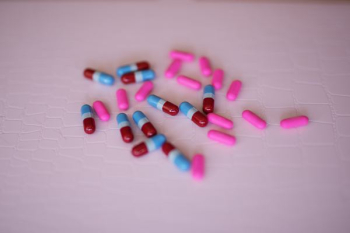 capsules on white panel capsules on white panel