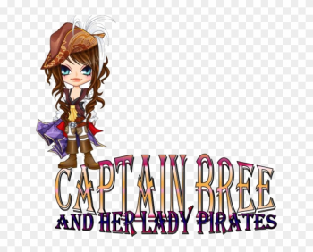 Captain Bree And Her Lady Pirates - Girl Pirate Cartoon