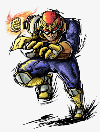 Captain Falcon - Captain Falcon Fan Art - Free Transparent PNG ...