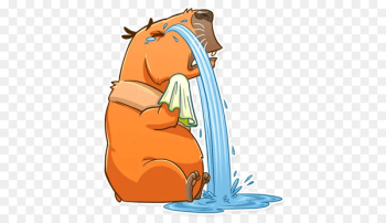 Capybara Telegram Clip art Sticker Cartoon - capybara design element 
