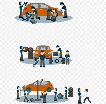 Car Automobile repair shop Euclidean vector - Vector car repair 