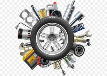 Car Jeep Tire Motor Vehicle Service - Vector car parts Car Jeep Tire Motor Vehicle Service - Vector car parts
