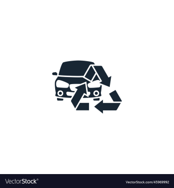 car recycling creative icon from recycling icons car recycling creative icon from recycling icons