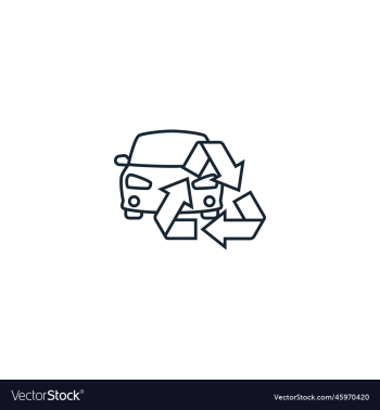 car recycling creative icon from recycling icons car recycling creative icon from recycling icons