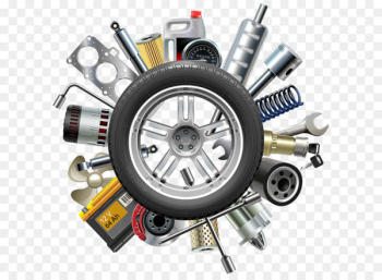 Car Spare part Wheel Stock illustration - Car maintenance,Wheel full service 