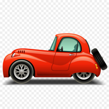 Car Sport utility vehicle Nissan Paladin - Cartoon red car vector 