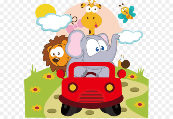 Car Stock illustration Clip art - Creative children's cartoon 