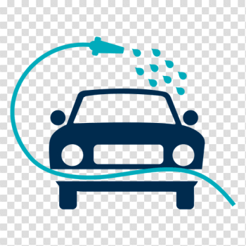 Car washed with hose icon - Transparent PNG & SVG vector