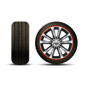 Car Wheel Realistic Car Wheel Realistic