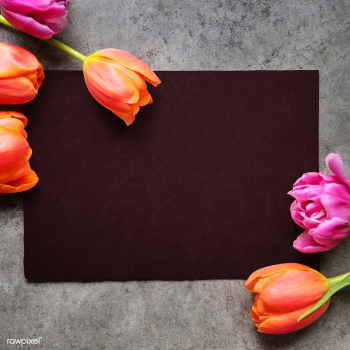 Card with flowers | Free stock psd mockup - 1209989 Card with flowers | Free stock psd mockup - 1209989
