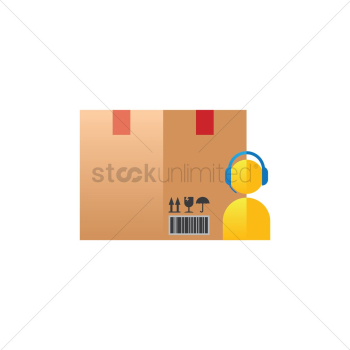 Cardboard box with avatar Cardboard box with avatar