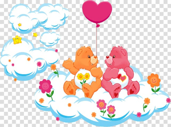 Care Bears Cozy Heart Penguin Bright Heart Raccoon Lotsa Heart Elephant, Care Bears transparent background PNG clipart