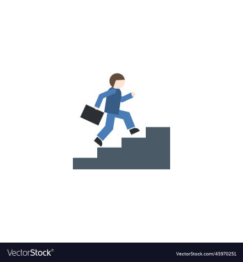 career growth creative icon flat from success career growth creative icon flat from success