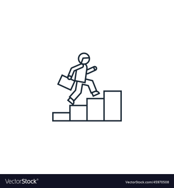 career growth creative icon line from success career growth creative icon line from success