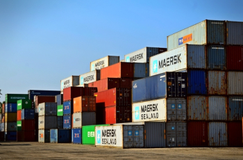 Cargo Container Lot Cargo Container Lot